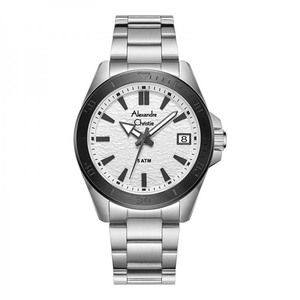Alexandre Christie AC 6682 Silver White MDBTESL